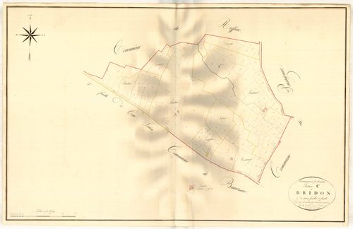 Plan napoléonien, atlas-C1 Bridon, Saint-Martin-Curton