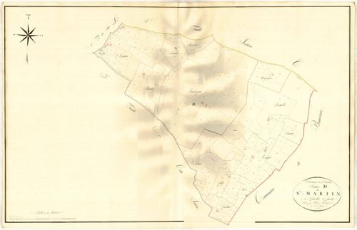 Plan napoléonien, atlas-D2 Saint-Martin, Saint-Martin-Curton