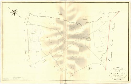 Plan napoléonien, atlas-E1 Meyniès, Saint-Martin-Curton