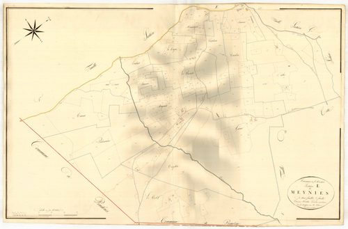 Plan napoléonien, atlas-E2 Meyniès, Saint-Martin-Curton