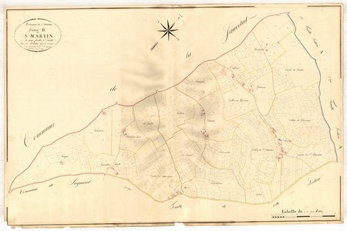 Plan napoléonien, atlas-B1 Saint-Martin, Saint-Martin-de-Beauville