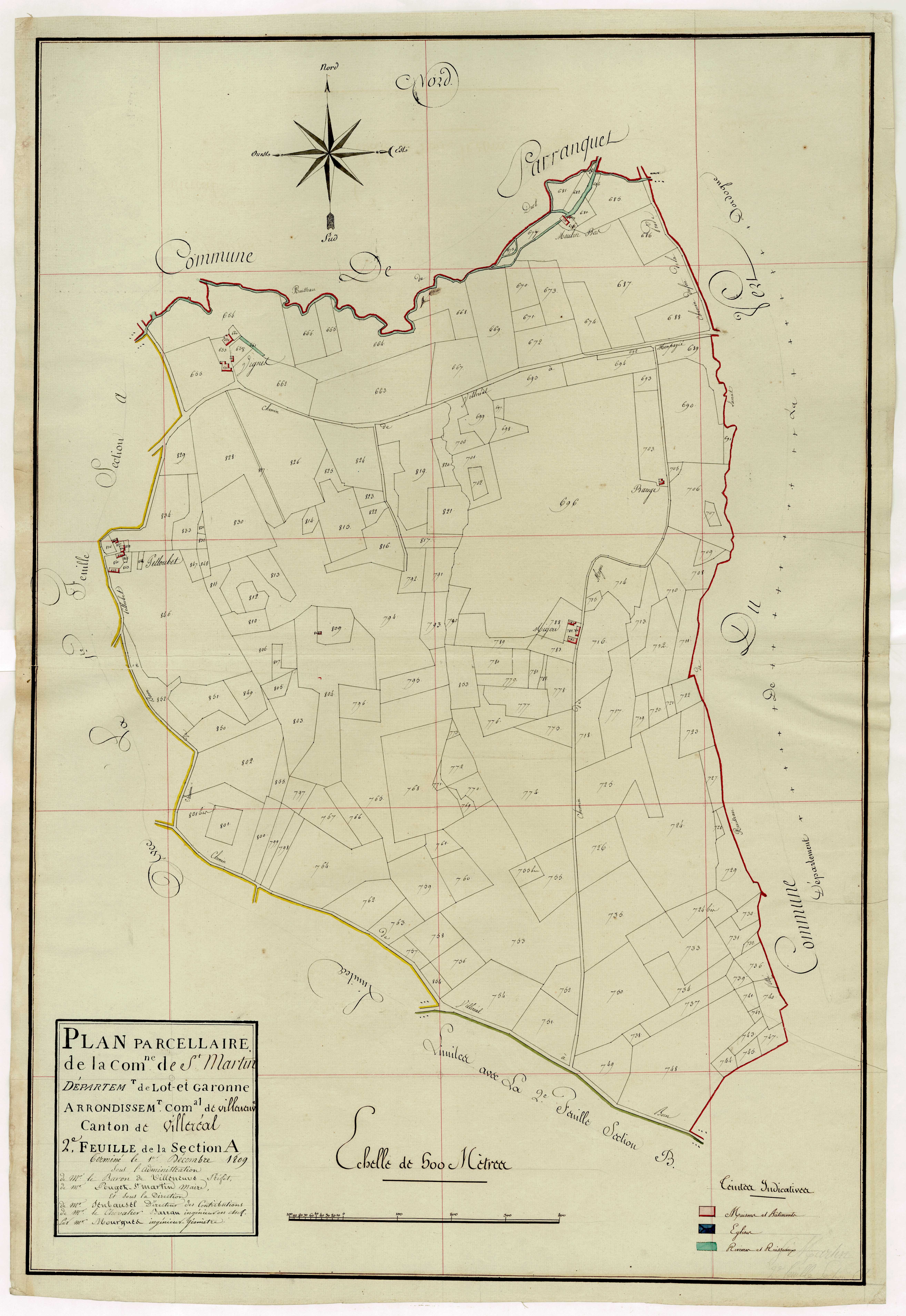 Plan primitif, atlas-A2 Saint-Martin, Saint-Martin-de-Villeréal