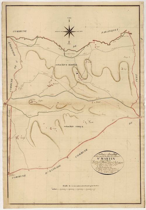 Plan primitif, atlas-TA, Saint-Martin-de-Villeréal