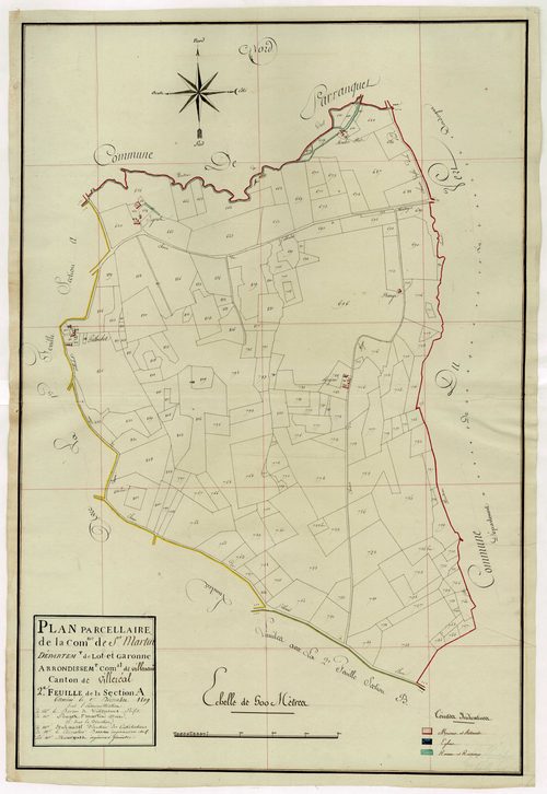 Plan primitif, atlas-A2 Saint-Martin, Saint-Martin-de-Villeréal