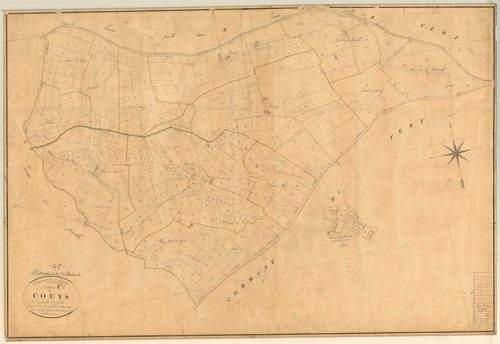 Plan napoléonien, feuille préparatoire-C1 Couys, Saint-Martin-de-Villeréal