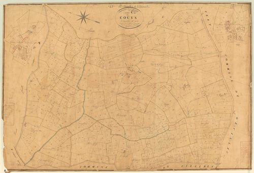 Plan napoléonien, feuille préparatoire-C2 Couys, Saint-Martin-de-Villeréal