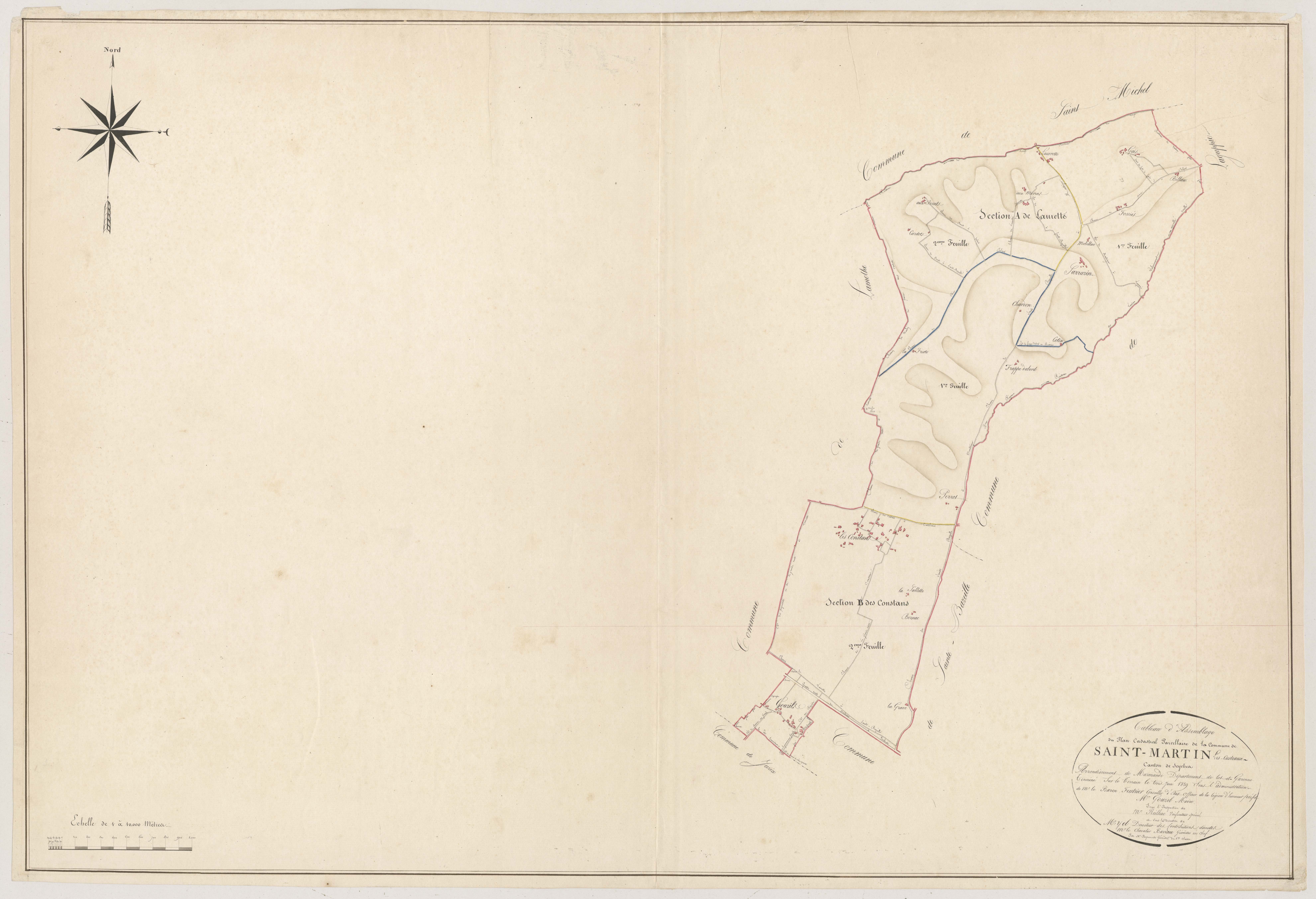 Plan napoléonien, atlas-TA, Saint-Martin-Petit