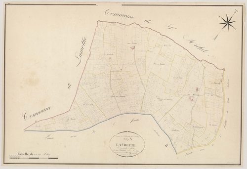 Plan napoléonien, atlas-A2 Laurette, Saint-Martin-Petit