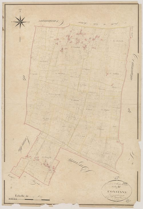 Plan napoléonien, atlas-B2 Constans, Saint-Martin-Petit
