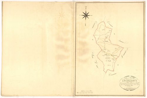Plan napoléonien, atlas-TA, Louspeyroux (voir Sainte-Maure)