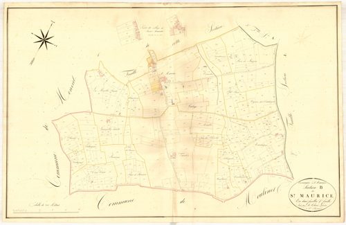 Plan napoléonien, atlas-B2 Saint-Maurice, Saint-Maurice-de-Lestapel