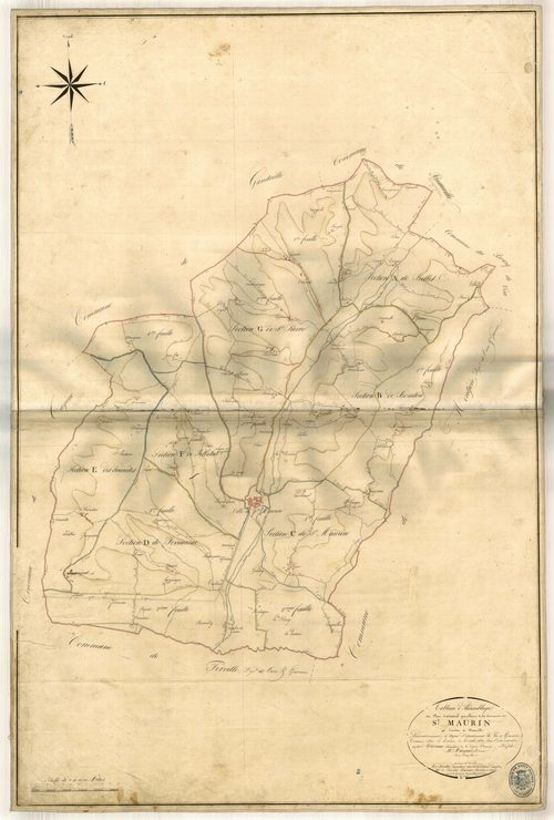 Plan napoléonien-TA, Saint-Maurin
