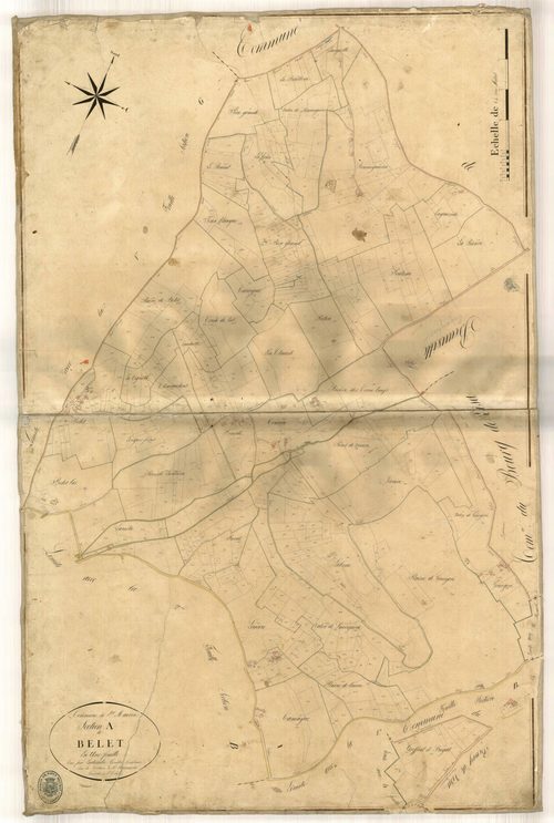 Plan napoléonien-A Bellet, Saint-Maurin