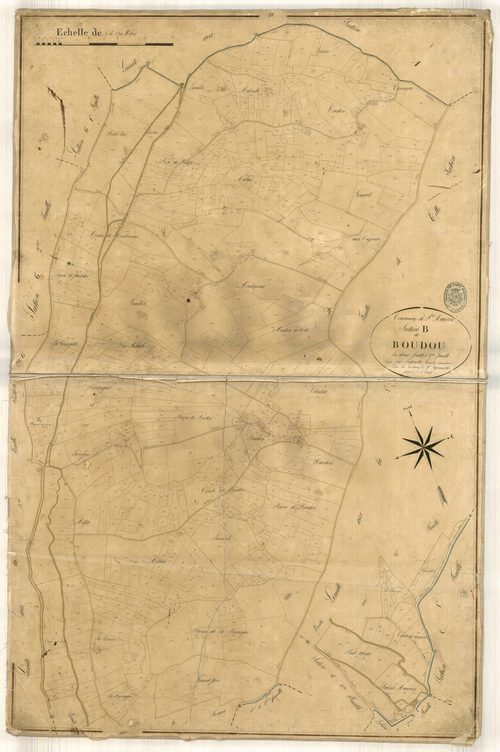 Plan napoléonien-B2 Boudou, Saint-Maurin