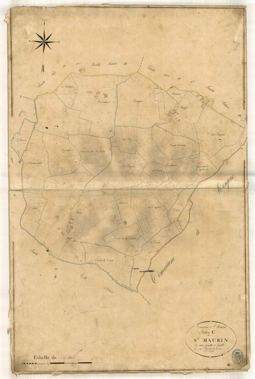 Plan napoléonien-C1 Saint-Maurin, Saint-Maurin