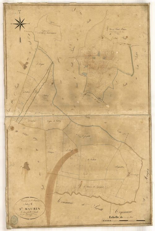 Plan napoléonien-C2 Saint-Maurin, Saint-Maurin