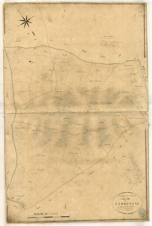 Plan napoléonien-D1 Ferrussac, Saint-Maurin