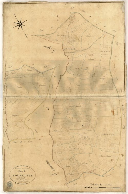 Plan napoléonien-E Les Sounètes, Saint-Maurin