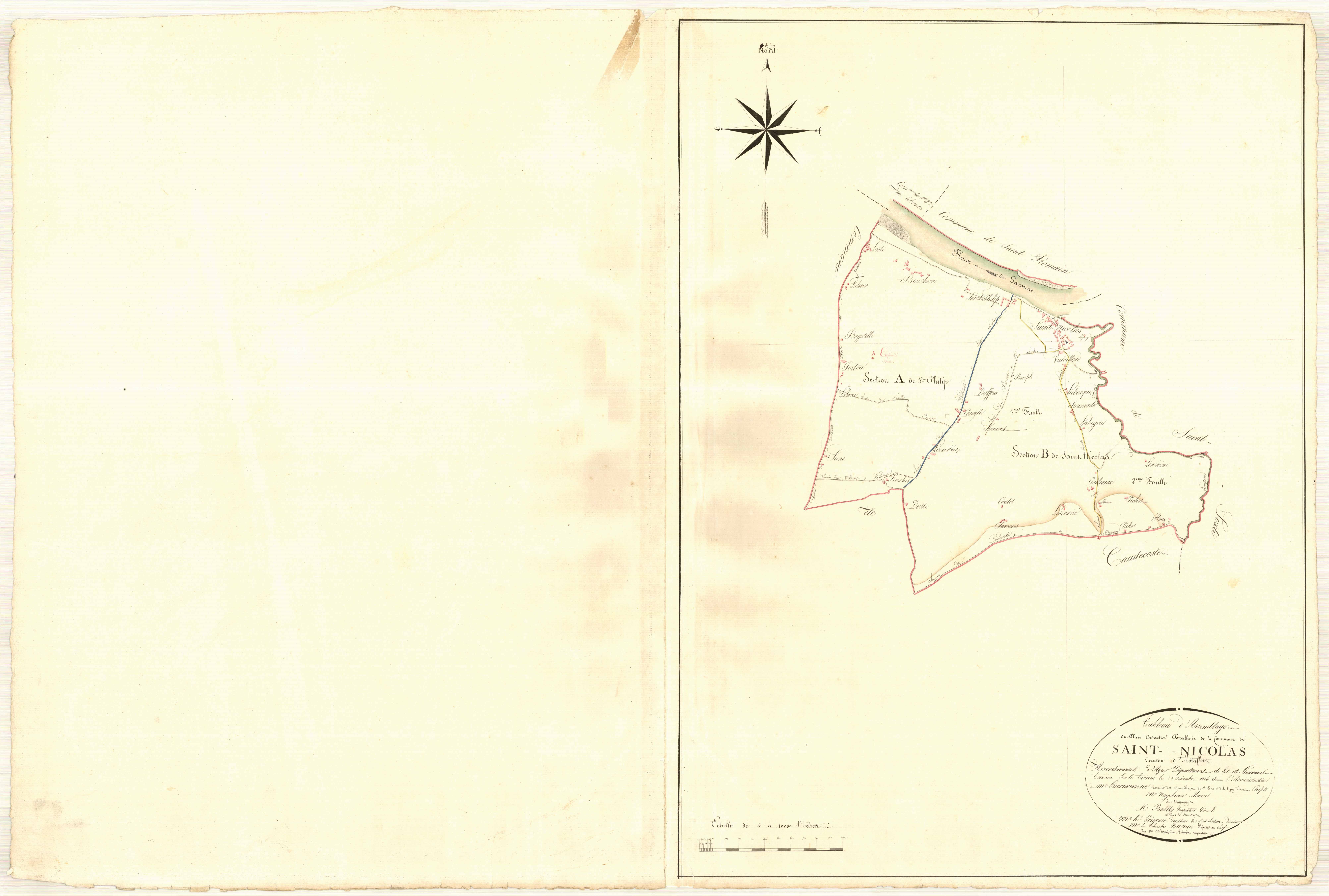 Plan napoléonien, atlas-TA, Saint-Nicolas-de-la-Balerme