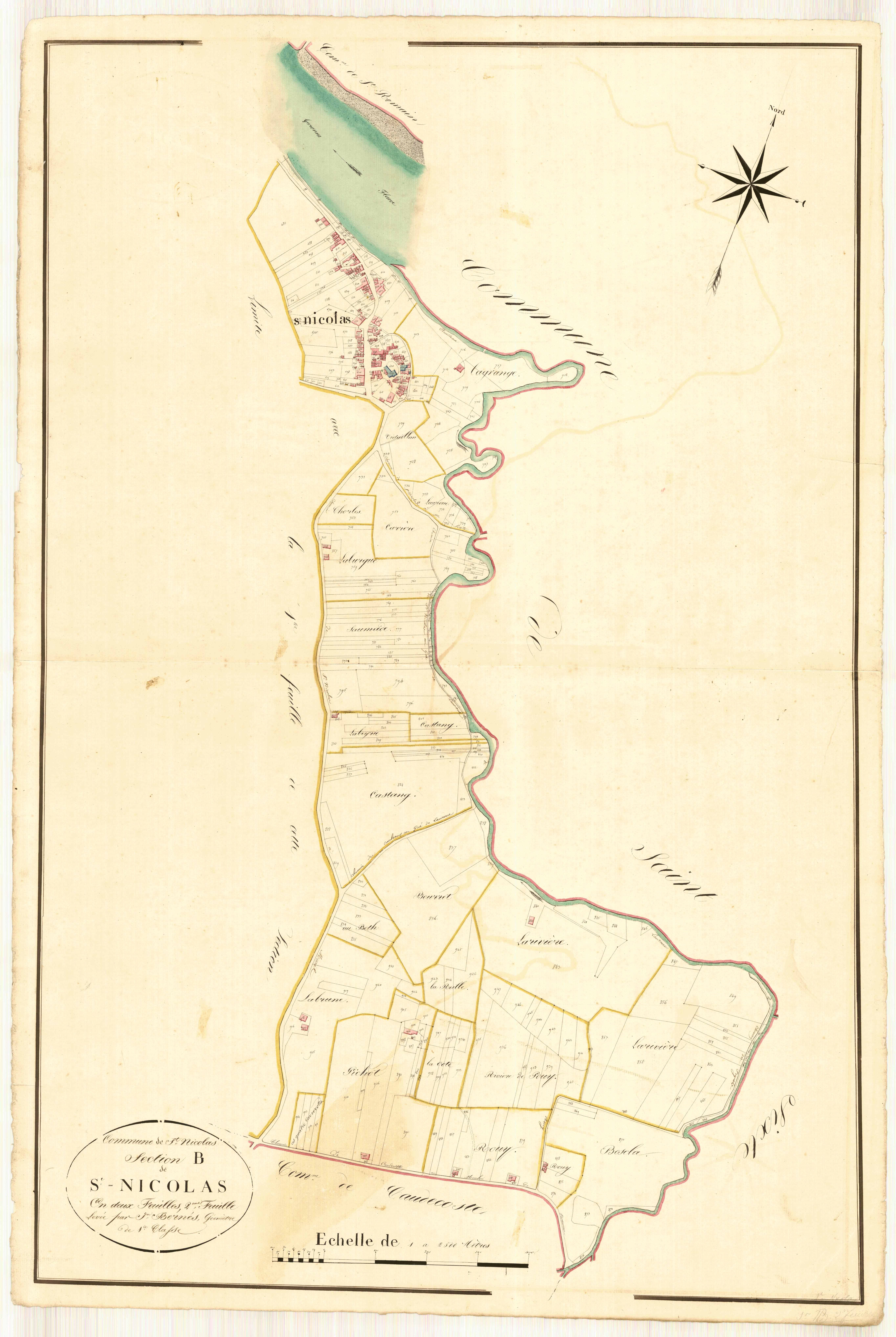 Plan napoléonien, atlas-B2 Saint-Nicolas, Saint-Nicolas-de-la-Balerme