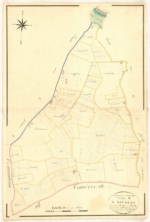 Plan napoléonien, atlas-B1 Saint-Nicolas, Saint-Nicolas-de-la-Balerme