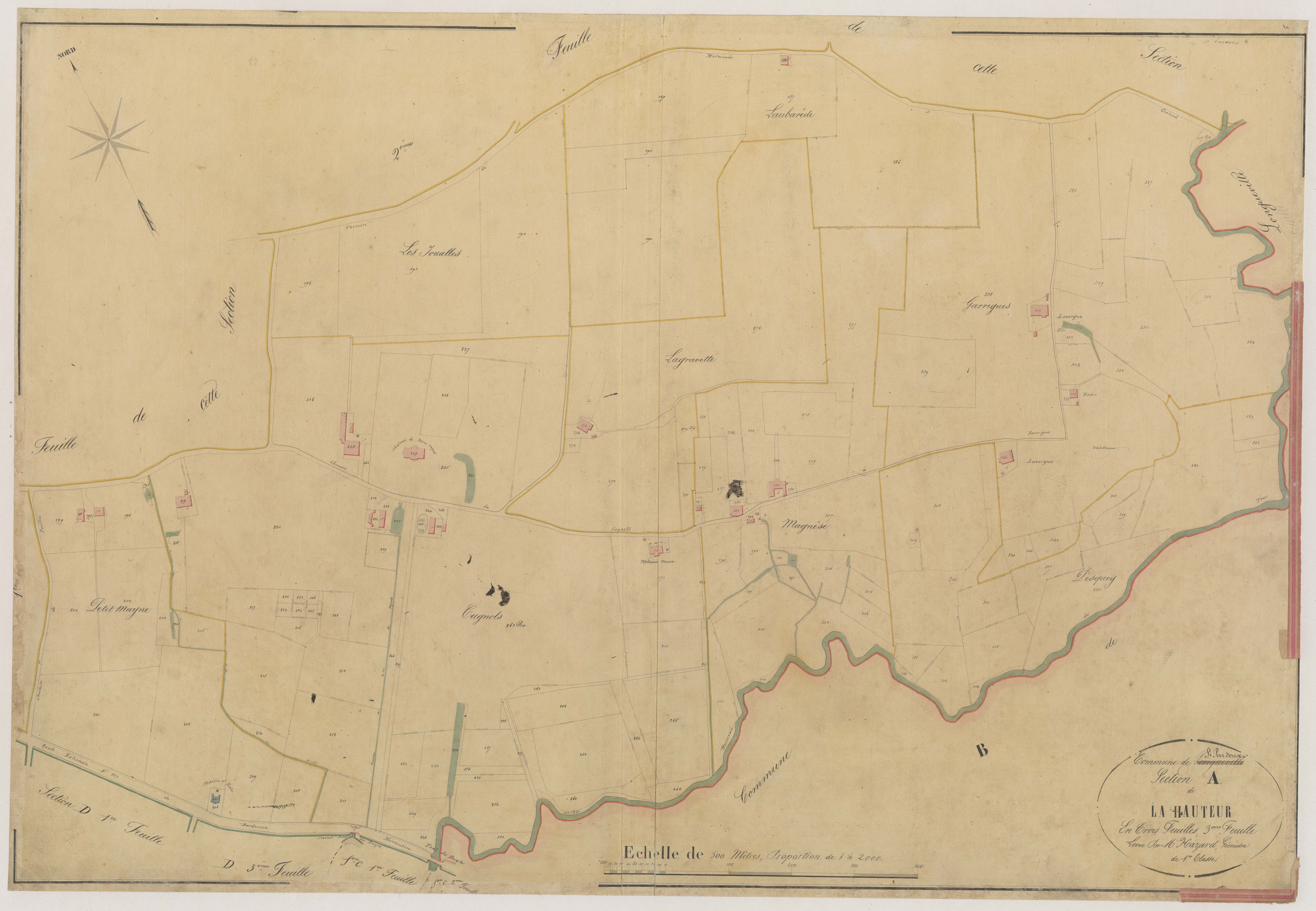 Plan napoléonien-A3 La Hauteur, Saint-Pardoux-du-Breuil