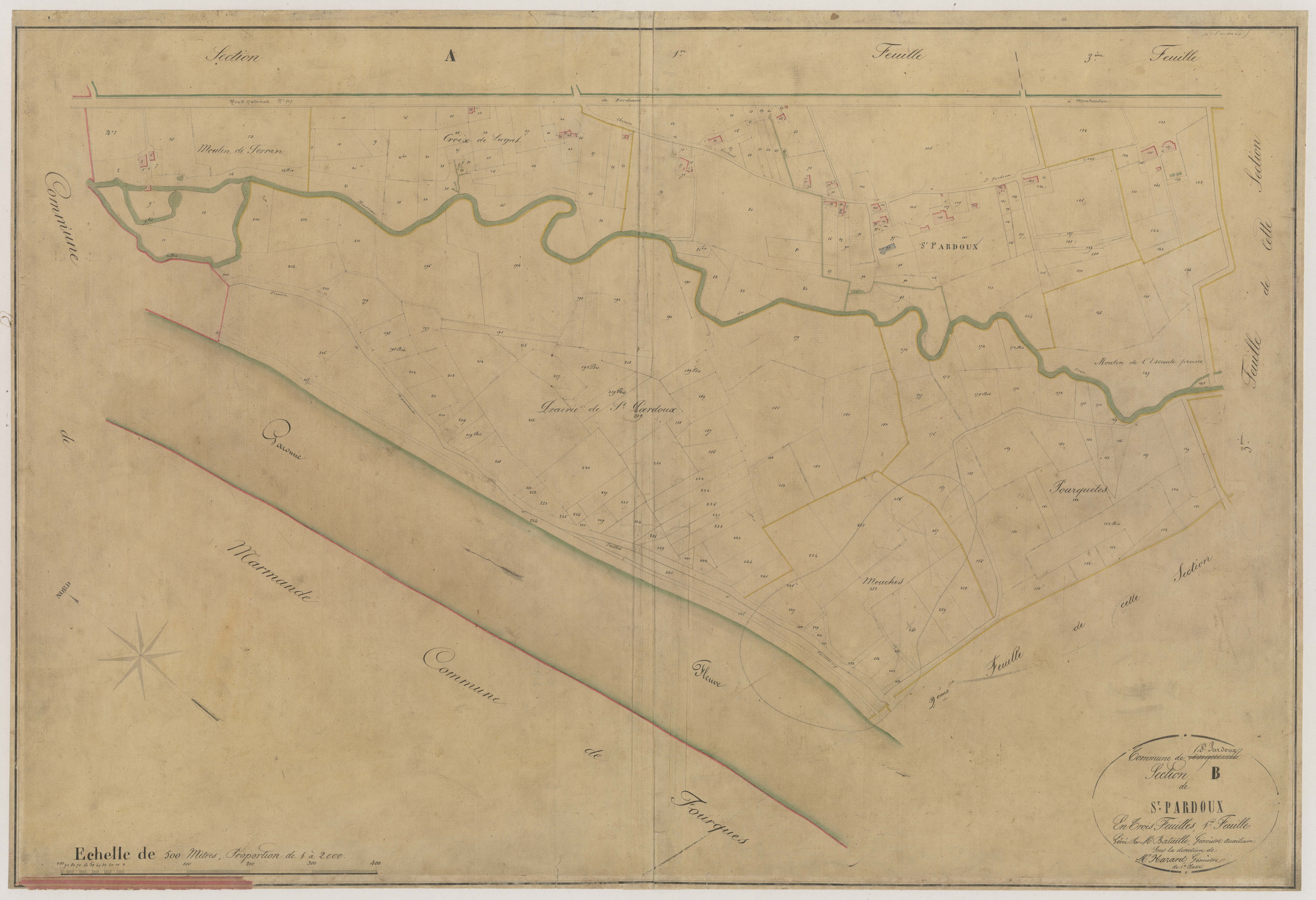 Plan napoléonien-B1 Saint-Pardoux, Saint-Pardoux-du-Breuil