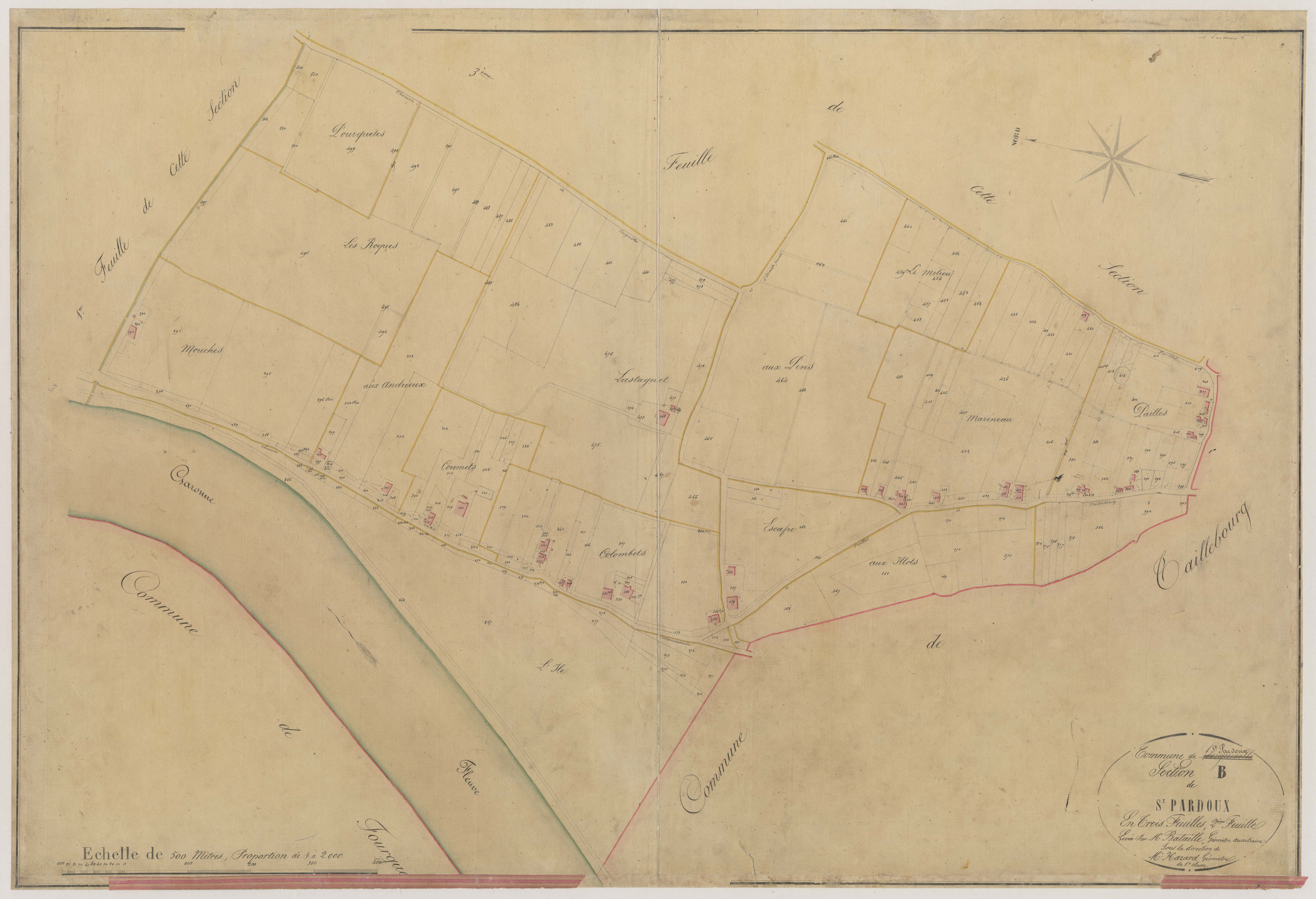 Plan napoléonien-B2 Saint-Pardoux, Saint-Pardoux-du-Breuil