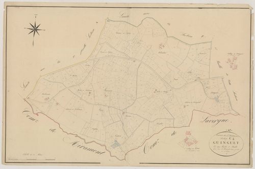 Plan napoléonien, atlas-C2 Guinguet, Saint-Pardoux-Isaac