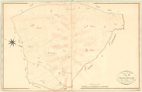 Plan napoléonien, atlas-D2 Francoulon, Saint-Pastour