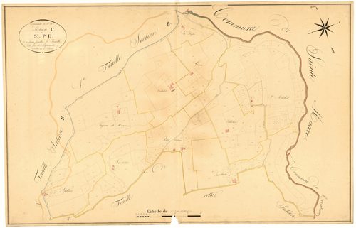 Plan napoléonien, atlas-C1 Saint-Pé, Saint-Pé-Saint-Simon