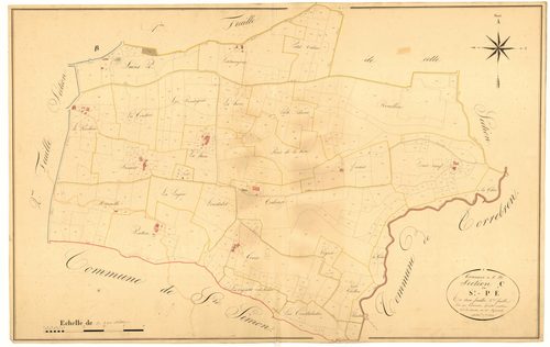 Plan napoléonien, atlas-C2 Saint-Pé, Saint-Pé-Saint-Simon