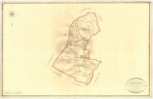 Plan napoléonien, atlas-TA, Saint-Pierre-de-Buzet