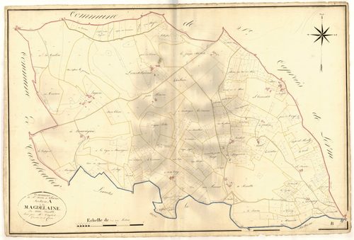 Plan napoléonien, atlas-A La Magdelaine, Saint-Pierre-de-Clairac