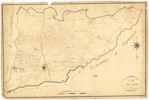 Plan napoléonien, atlas-B Jouatas, Saint-Pierre-de-Clairac