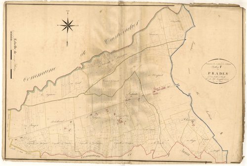 Plan napoléonien, atlas-F1 Les Prades, Saint-Pierre-de-Clairac