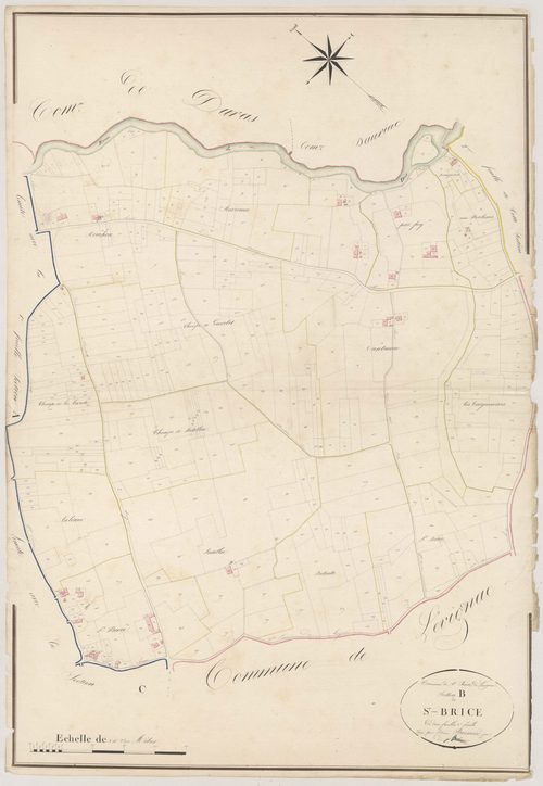 Plan napoléonien, atlas-B1 Saint-Brice, Saint-Pierre-sur-Dropt