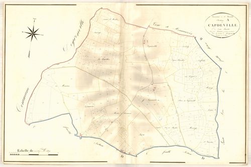 Plan napoléonien, atlas-A Cap-de-Ville, Saint-Quentin-du-Dropt