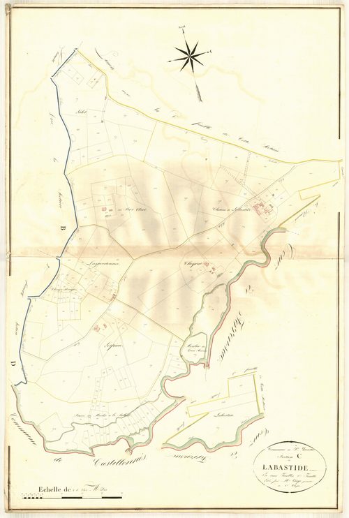 Plan napoléonien, atlas-C2 Labastide, Saint-Quentin-du-Dropt