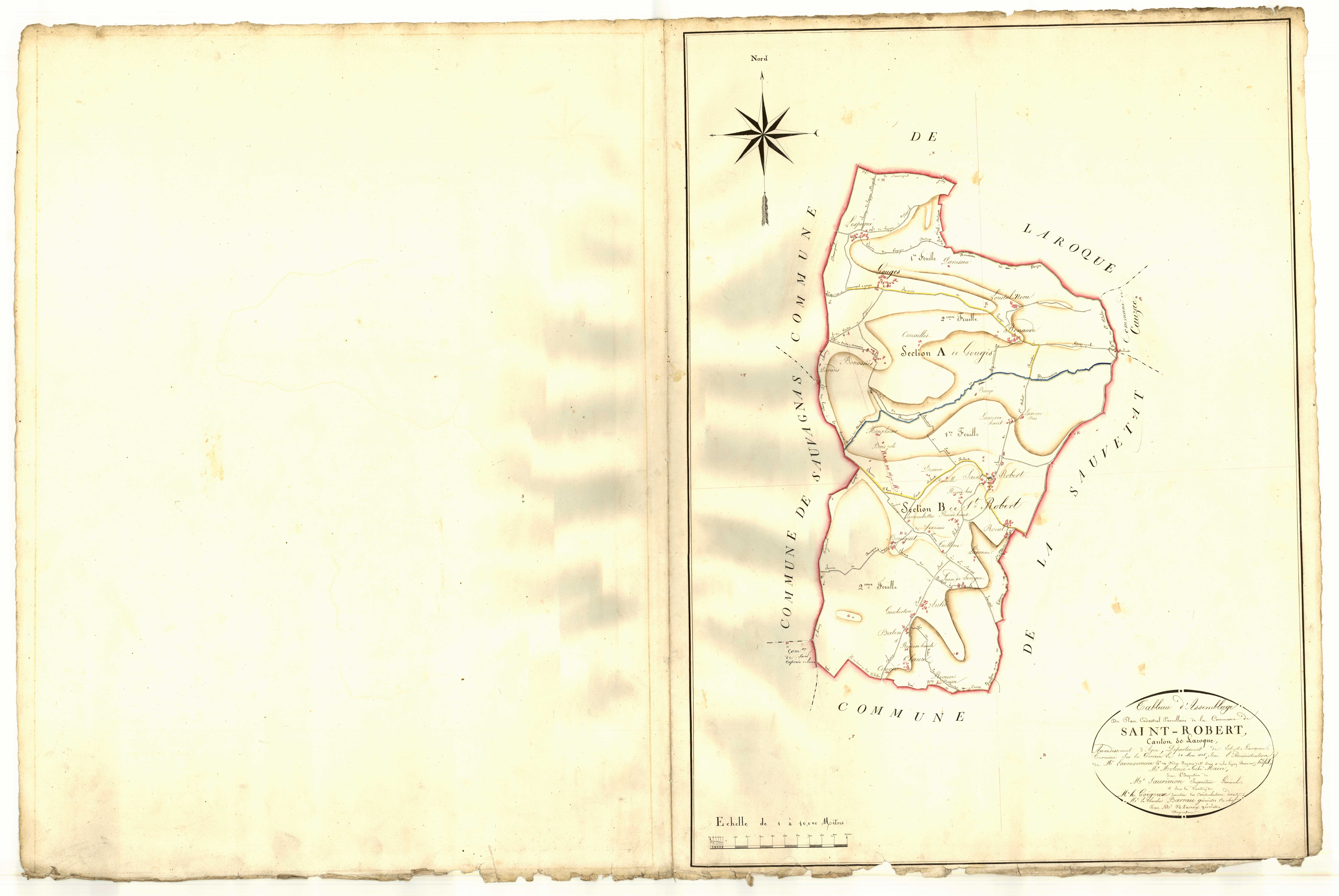 Plan napoléonien, atlas-TA, Saint-Robert