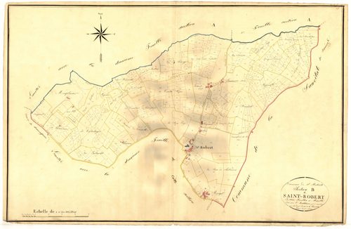 Plan napoléonien, atlas-B1 Saint-Robert, Saint-Robert