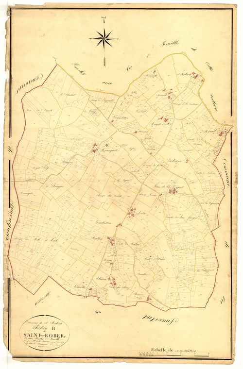 Plan napoléonien, atlas-B2 Saint-Robert, Saint-Robert