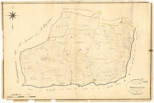Plan napoléonien, atlas-A2 Moissaguel, Saint-Romain-le-Noble