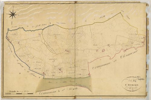 Plan napoléonien, atlas-B2 Saint-Romain, Saint-Romain-le-Noble