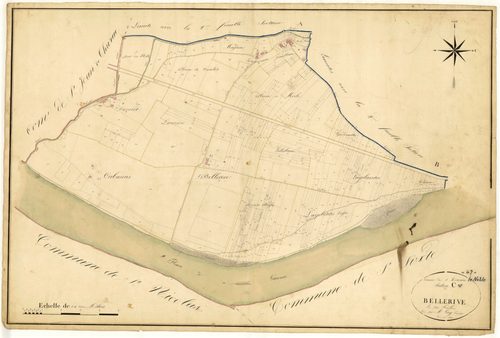 Plan napoléonien, atlas-C Bellerive, Saint-Romain-le-Noble