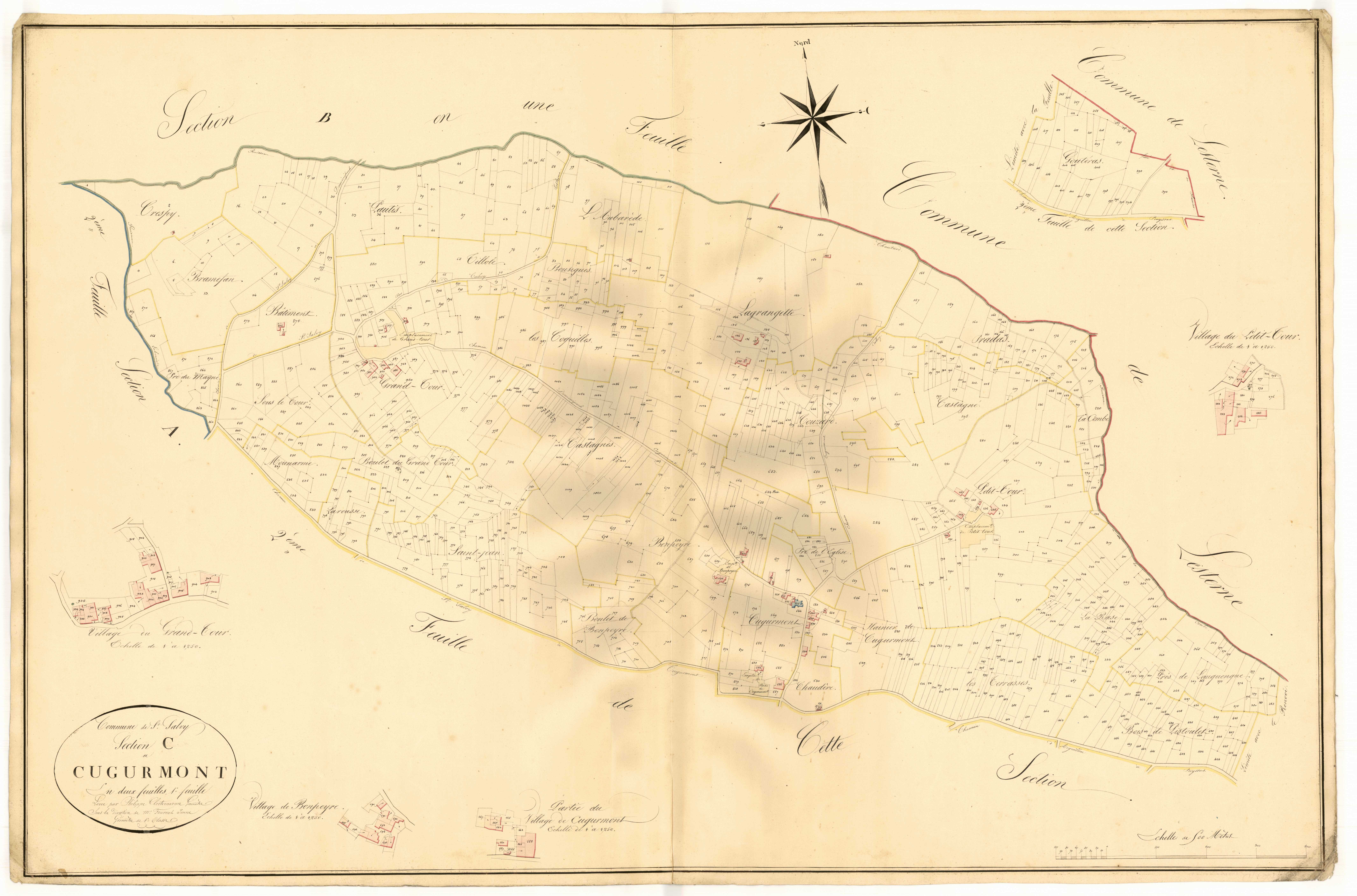 Plan napoléonien, atlas-C1 Cugurmont, Saint-Salvy