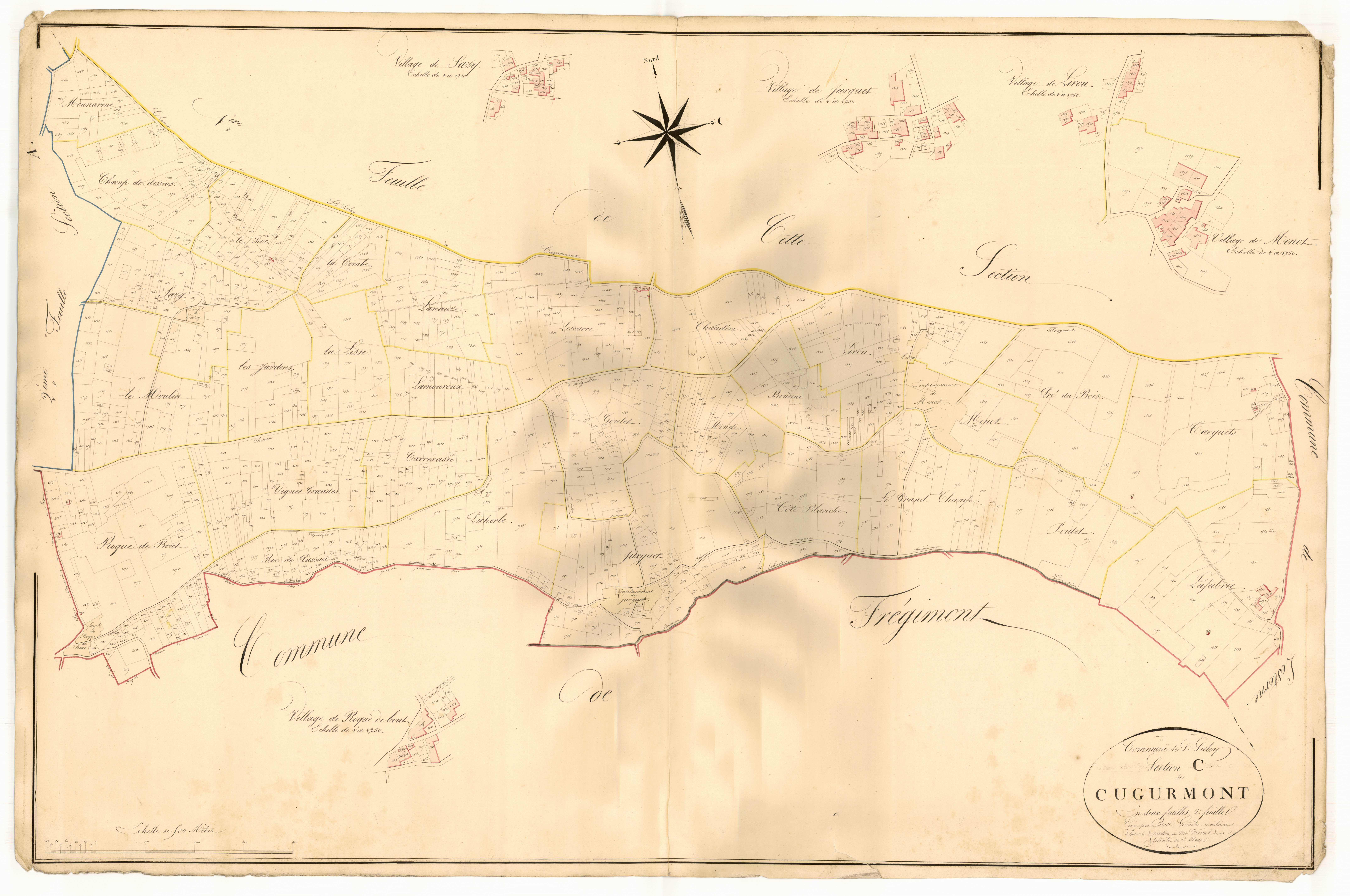 Plan napoléonien, atlas-C2 Cugurmont, Saint-Salvy
