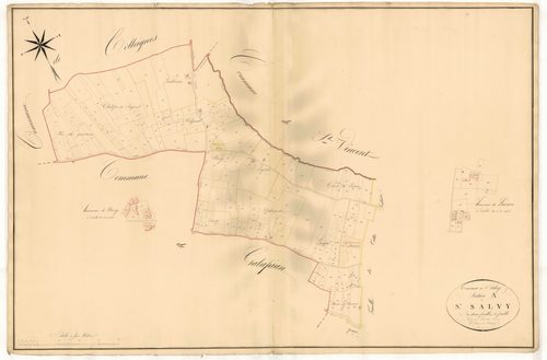 Plan napoléonien, atlas-A1 Saint-Salvy, Saint-Salvy