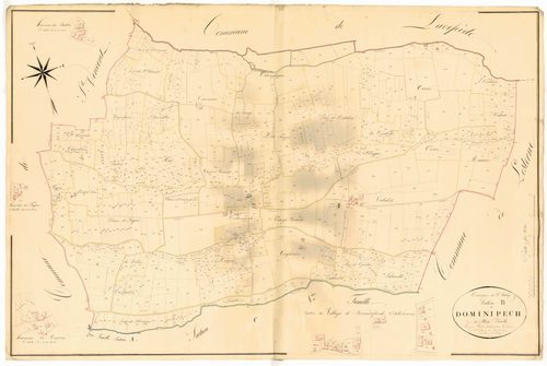 Plan napoléonien, atlas-B Dominipech, Saint-Salvy