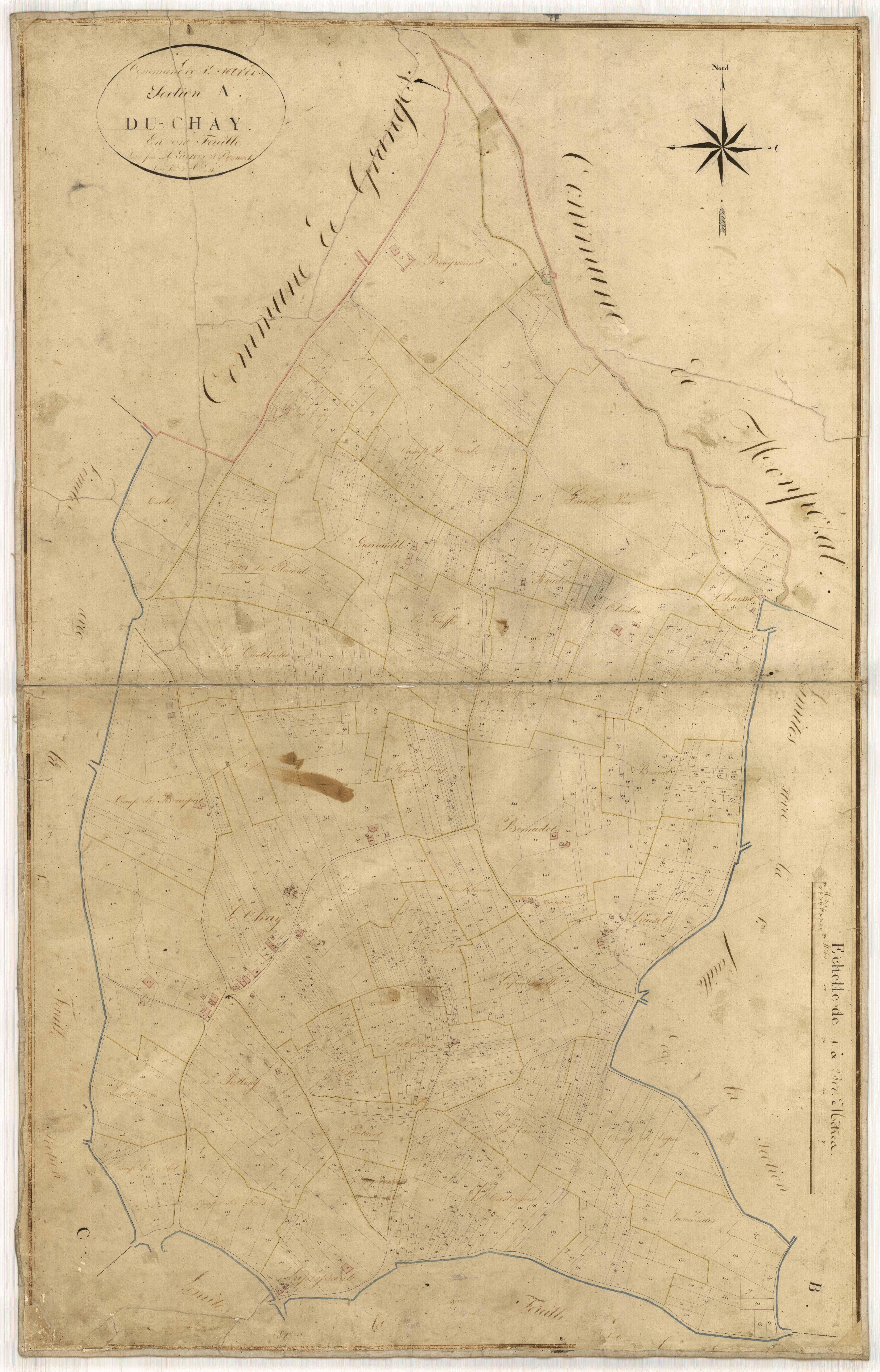 Plan napoléonien-A Le Chay, Saint-Sardos